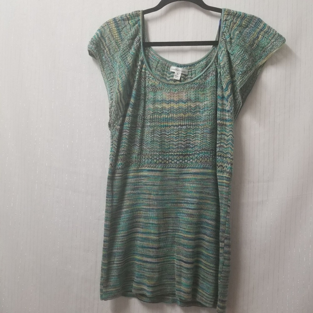 Jean Paul Richard Women's Green Knit Short Sleeve